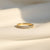 Classic sparkle band ring gold tone
