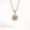 Close-up of Evvara Stellar Whisper star pendant showcasing intricate stone setting