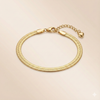 Minimal gold chain bracelet for women