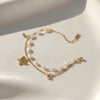 Butterfly Pearl charm Bracelet