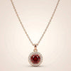 Minimal gold tone anti tarnish necklace Scarlet Halo by Evvara Vogue
