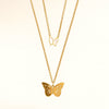 Luxury butterfly necklace symbolising transformation and grace – Evvara Vogue jewellery