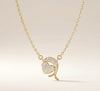 Elegant heart pendant chain for women