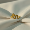 Gold rope-style ring Evvara Vogue
