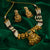 Rajwadi pearl temple necklace set by Evvara