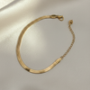 Elegant gold look bracelet anti tarnish