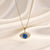 Blue Gaze evil eye pendant necklace